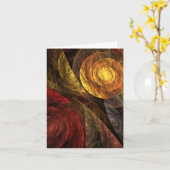 Sonnenblumen Modernes Abstraktes Kunstmuster Karte (Gelbe Blume)