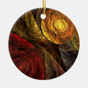 Sonnenblumen Modernes Abstraktes Kunstmuster Keramik Ornament