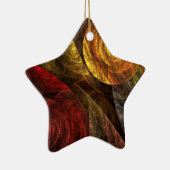 Sonnenblumen Modernes Abstraktes Kunstmuster Keramikornament (Rechts)