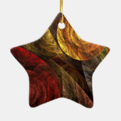 Sonnenblumen Modernes Abstraktes Kunstmuster Keramikornament (Hinten)