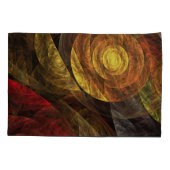 Sonnenblumen Modernes Abstraktes Kunstmuster Kissenbezug (Rückseite)