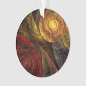Sonnenblumen Modernes Abstraktes Kunstmuster Ornament (Vorderseite)
