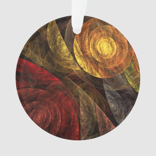 Sonnenblumen Modernes Abstraktes Kunstmuster Ornament (Vorderseite)