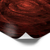 Sonnenblumen Modernes Abstraktes Kunstmuster Poster (Ecke)