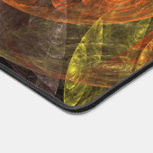 Sonnenblumen Modernes Abstraktes Kunstmuster Schreibtischunterlage (Ecke)