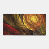 Sonnenblumen Modernes Abstraktes Kunstmuster Schreibtischunterlage (Vorderseite)