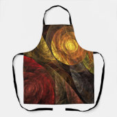 Sonnenblumen Modernes Abstraktes Kunstmuster Schürze (Vorderseite)