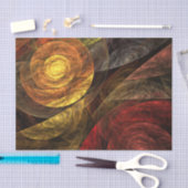 Sonnenblumen Modernes Abstraktes Kunstmuster Seidenpapier (Handwerk)