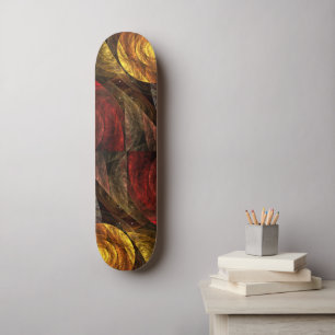 Sonnenblumen Modernes Abstraktes Kunstmuster Skateboard