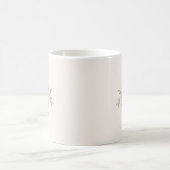 Sonnenblumen-Mond-Linienkunst Kaffeetasse (Mittel)
