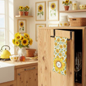 Sonnenblumen Monogramm Küchentücher
