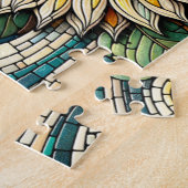 Sonnenblumen-Mosaik aus Glas Puzzle (Seite)