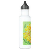 Sonnenblumen Mosaik Design Flasche Edelstahlflasche (Links)