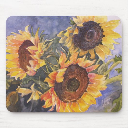 Sonnenblumen Mousepad (Vorne)