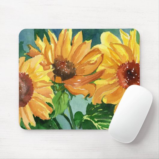 Sonnenblumen Mousepad (Mit Mouse)
