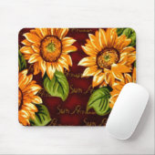 Sonnenblumen Mousepad (Mit Mouse)