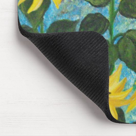 Sonnenblumen Mousepad (Ecke)
