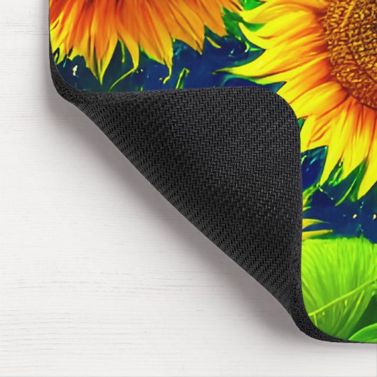 Sonnenblumen Mousepad (Ecke)