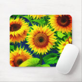Sonnenblumen Mousepad (Mit Mouse)