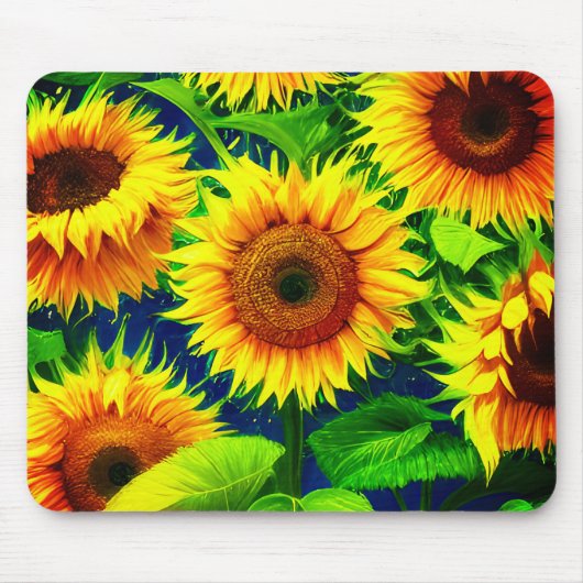 Sonnenblumen Mousepad (Vorne)