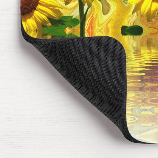 Sonnenblumen Mousepad (Ecke)