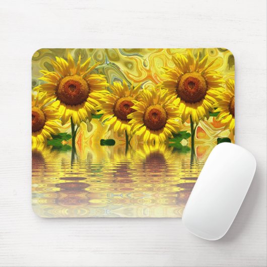 Sonnenblumen Mousepad (Mit Mouse)