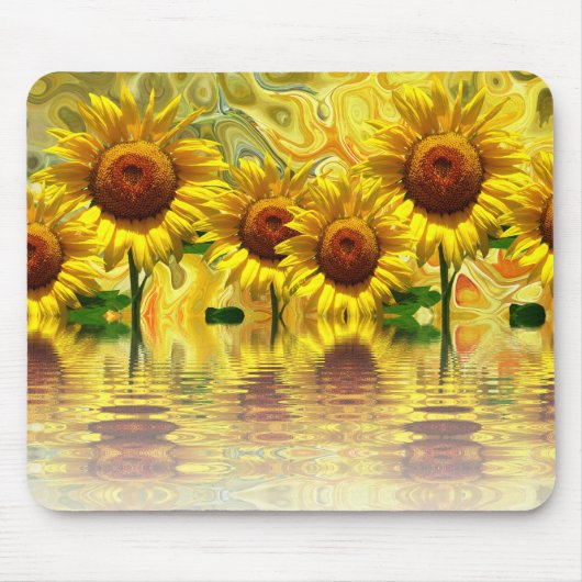 Sonnenblumen Mousepad (Vorne)