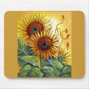 Sonnenblumen Mousepad