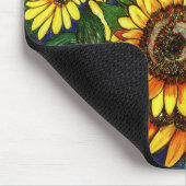 Sonnenblumen Mousepad (Ecke)