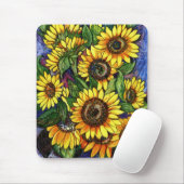 Sonnenblumen Mousepad (Mit Mouse)