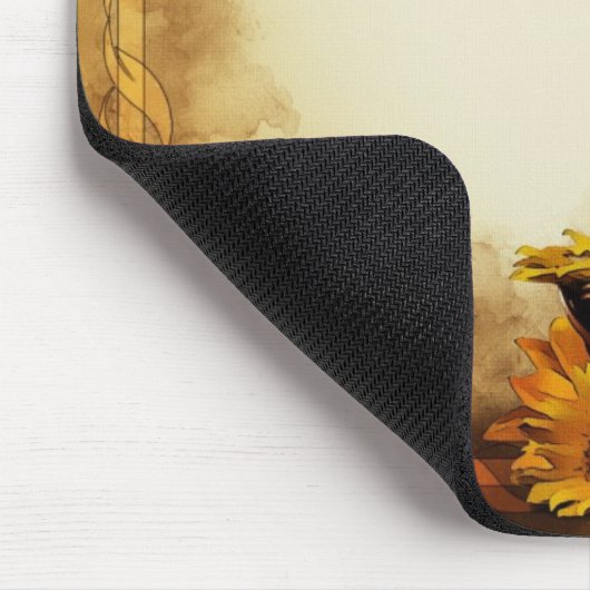 Sonnenblumen Mousepad (Ecke)