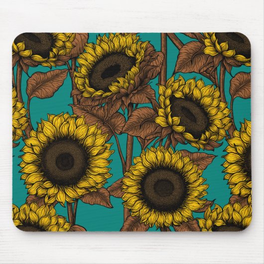 Sonnenblumen Mousepad (Vorne)