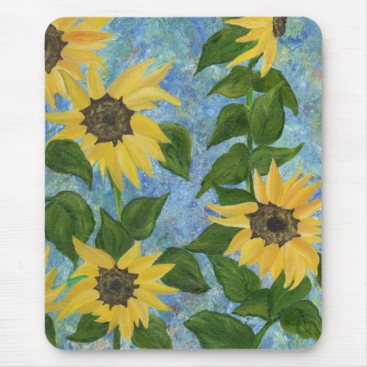 Sonnenblumen Mousepad (Vorne)