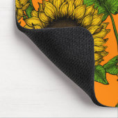 Sonnenblumen Mousepad (Ecke)