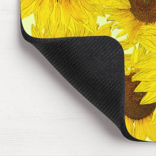Sonnenblumen Mousepad (Ecke)