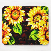 Sonnenblumen Mousepad (Vorne)