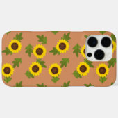 Sonnenblumen-Musterdesign – Hübsche Blumenästhetik Case-Mate iPhone Hülle (Rückseite (Horizontal))