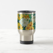 Sonnenblumen, Mütter und Lilien Reisebecher (Mittel)