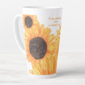Sonnenblumen Muttertag groß Milchtasse (Linke Ecke)