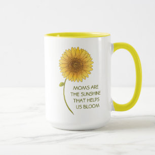 Sonnenblumen-Muttertags-Kaffeetasse Tasse