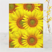 SONNENBLUMEN MUTTERTAGSKARTE KARTE (Gelbe Blume)