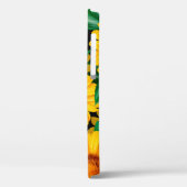 Sonnenblumen nahtlos Muster. Hintergrund mit gelb Case-Mate iPhone Hülle (Rückseite / Links)