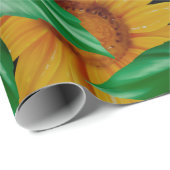 Sonnenblumen nahtlos Muster. Hintergrund mit gelb Geschenkpapier (Rolleneckpunkt)