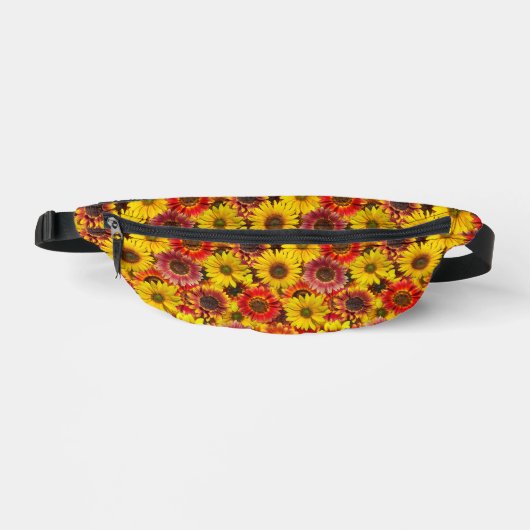 Sonnenblumen Nahtloses Muster Bauchtasche (Vorderseite)