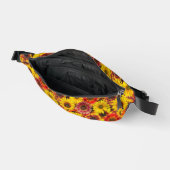 Sonnenblumen Nahtloses Muster Bauchtasche (Offen)