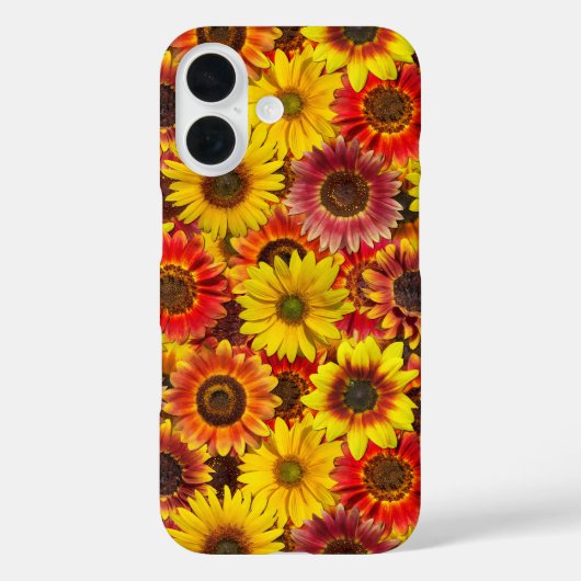 Sonnenblumen Nahtloses Muster Case-Mate iPhone Hülle (Rückseite)