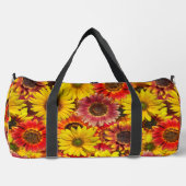 Sonnenblumen Nahtloses Muster Duffle Bag (Vorderseite)