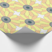 Sonnenblumen nahtloses Muster Geschenkpapier (Ecke)