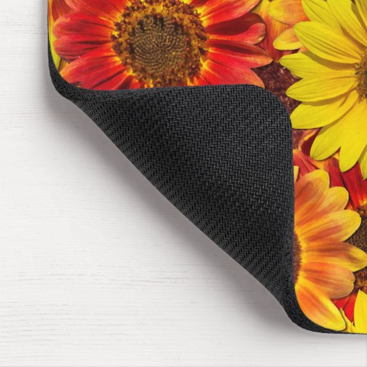 Sonnenblumen Nahtloses Muster Mousepad (Ecke)