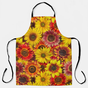 Sonnenblumen Nahtloses Muster Schürze